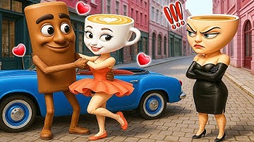 Ballerina Cappuccina Sad Story of Love with Tung Tung Sahur in Granny House | funny horror animation
