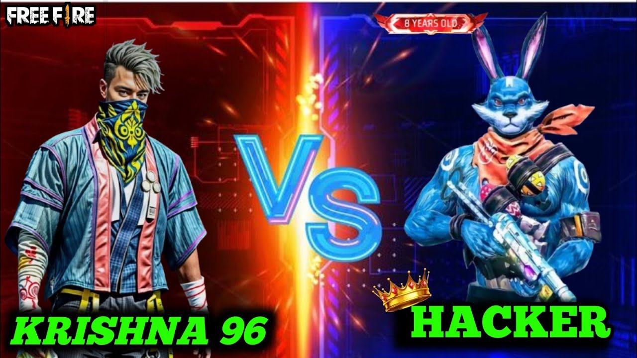 KRISHNA 96 vs HACKER 🔥 1v1  कौन जीतेगा  😲| FREE FIRE COSTUME  ⚡ IMPOSSIBLE 