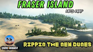 Fraser Island Sand Dunes & New Trails - NEW Snowrunner Mod Map