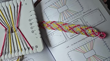 Kumihimo Tutorial Easy Band Technique (20 Threads)