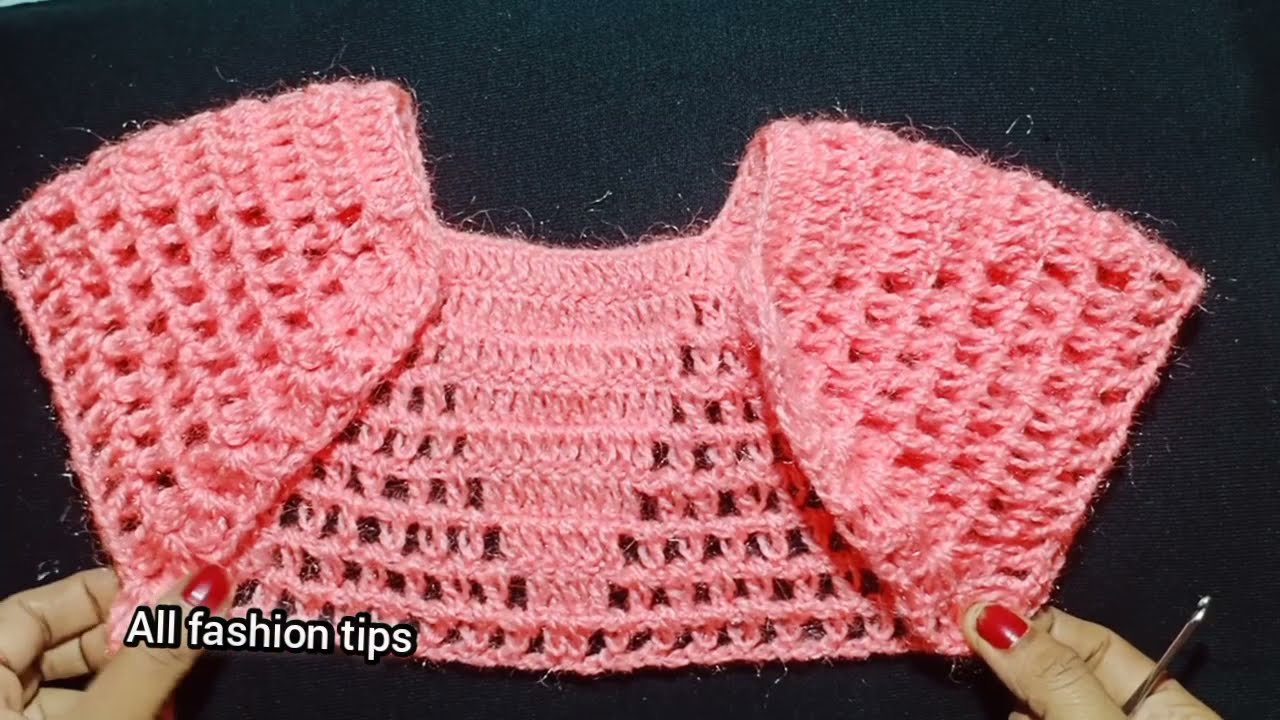 crochet beautiful jacket for girls !allfashiontips