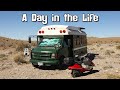 BUS LIFE - A Day in the Life Vlog | Full-Time Skoolie Couple