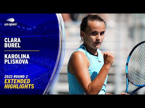 Karolina pliskova vs. Clara burel extended highlights | 2023 us open round 2