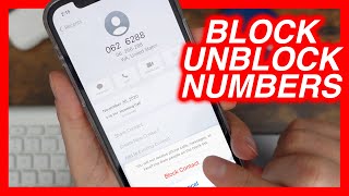 How To Block Numbers on iPhone & How To Unblock People On iPhone 12 Pro