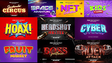 Text Effect Vol.10  Download In PSD File Photoshop Tutorial