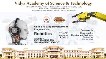ATAL Academy funded FDP on robotics  : Day 1 Session 1