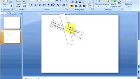 PowerPoint 2007 Tutorial 1.3. Text Boxes