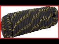 Bon produit -  Corde en nylon tressé de 1/2 pouce, cordon utilitaire d'arrimage de 100 pieds pour nœ