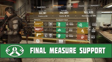 The Division: Final Measure Support [Last Stand]