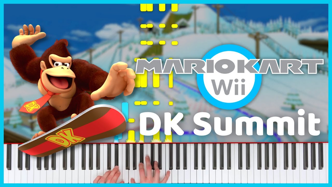 DK Summit ~ Mario Kart Wii | Piano Cover (+ Sheet Music) Chords - Chordify