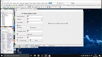 Contoh Program Aplikasi Sederhana Dengan Menggunakan Delphi 7 : Menghitung Gaji Karyawan