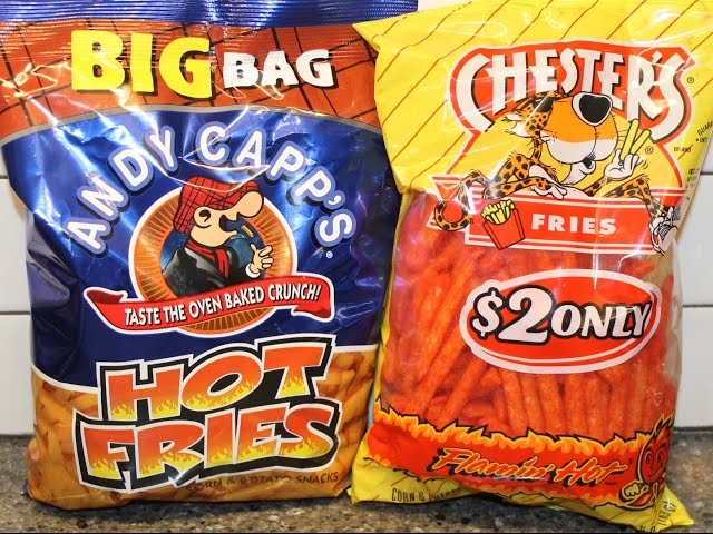 Hot Fries Blind Taste Test: Andy Capp's vs Chester's 