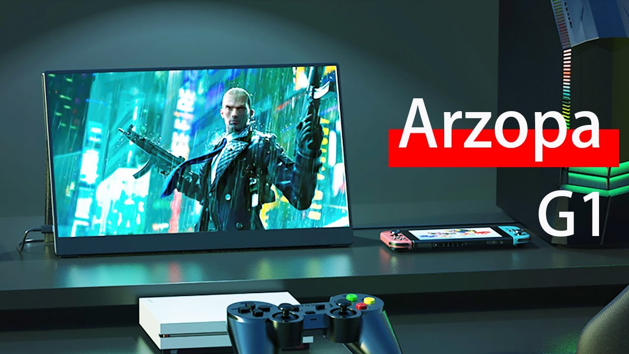 Arzopa G1 Gaming Portable Monitor Review: enjoying high refresh rate gaming  on the go 