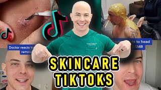 Doctor Reacts to Wild Skincare TikToks & Pimple Pops!