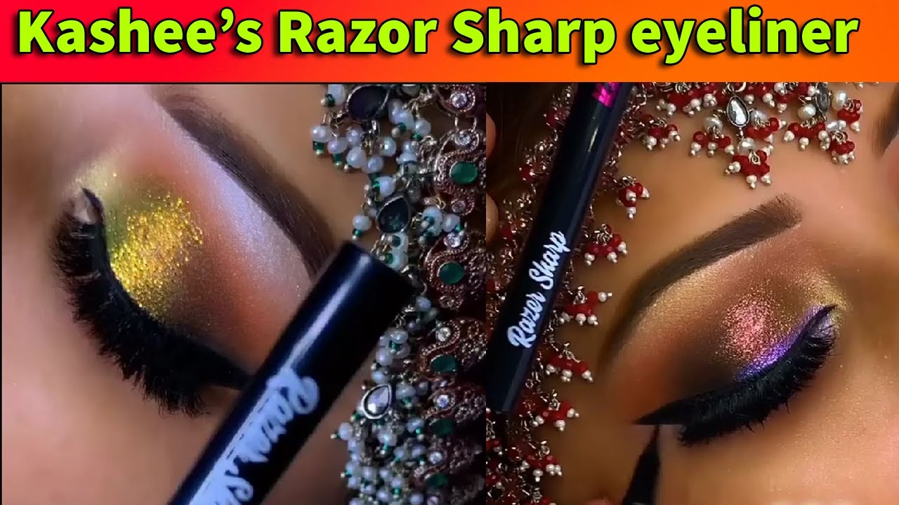 Kashee’s Razor Sharp Eyeliner Eyeliner lagane ka tarika YouTube