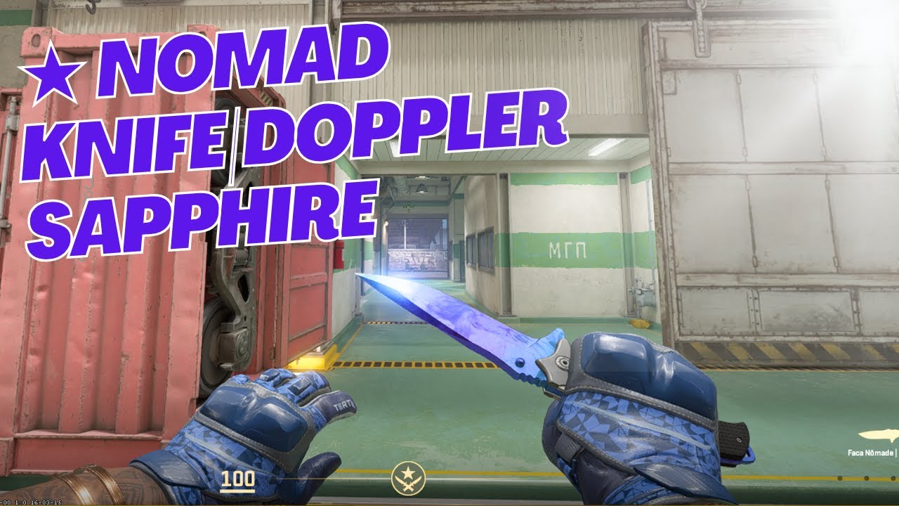 ★ Nomad Knife Doppler Sapphire