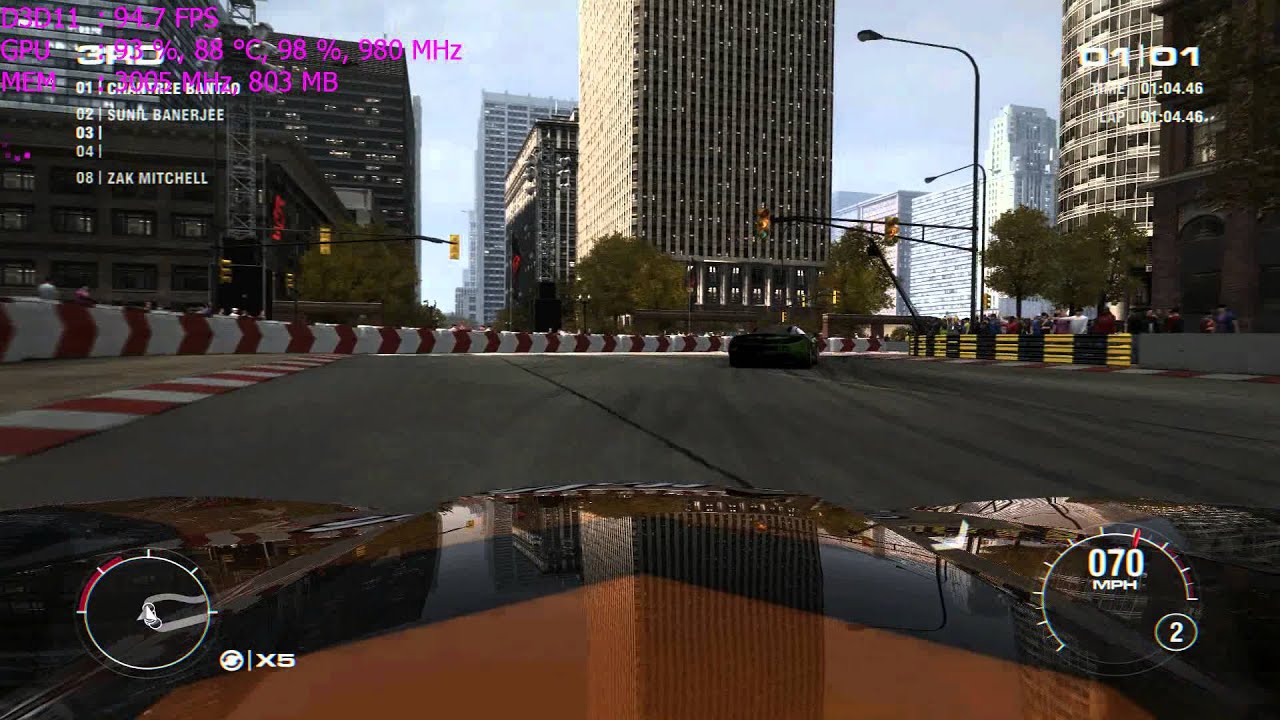 GRID 2 тест GPU - YouTube