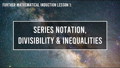 Further Induction Proofs | HSC Extension 2 Mathematics