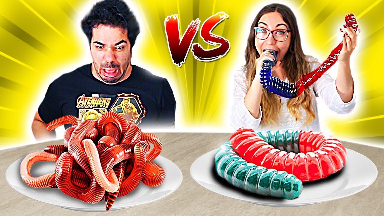 Desafio: COMIDA REAL VS COMIDA DE GOMA