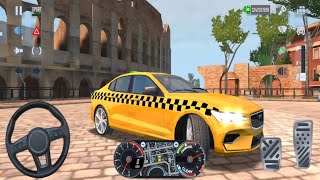 🚖🔥 VOLVO S60 TAXI Gameplay in Taxi Car Simulator EVO! Luxury Swedish Sedan Ride 😱 screenshot 4