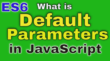 what is default parameters in js | Hindi | JS interview questions | ES6 features |Ecmascript