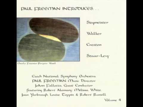 PAUL CRESTON (1906-1985): Fantasy for Piano and Or...