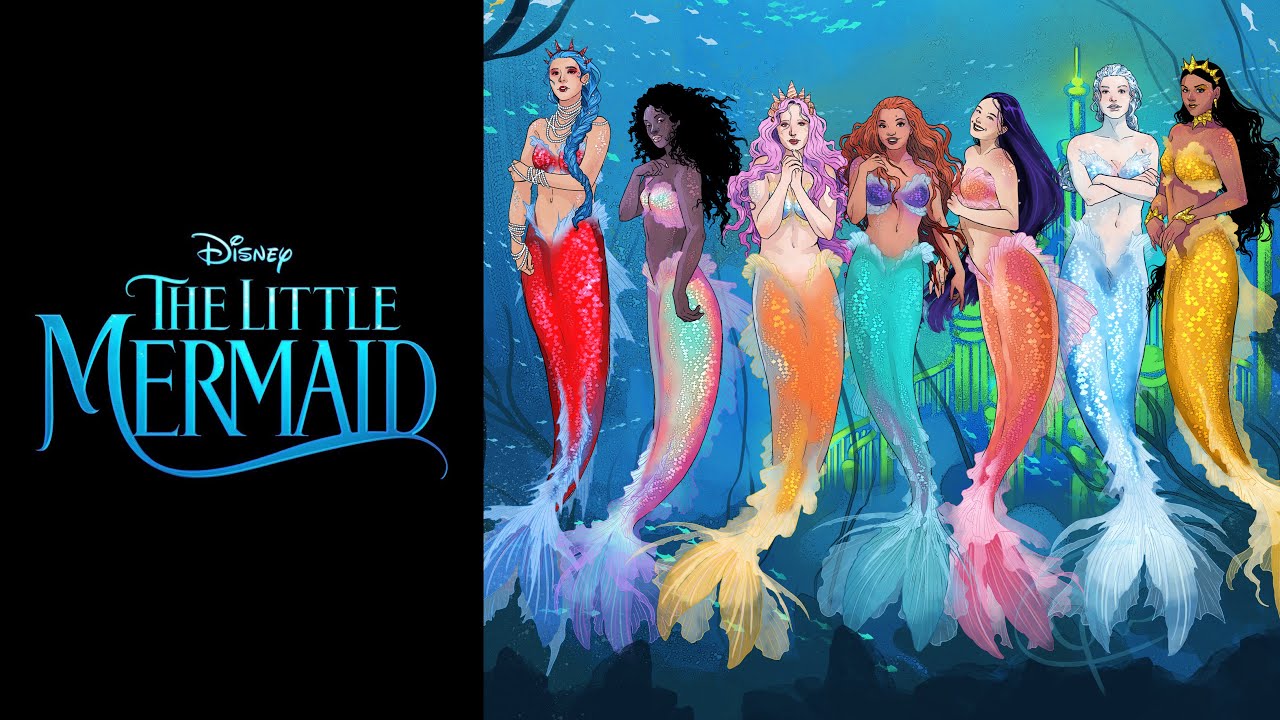 The Little Mermaid LiveAction Remake Ariel's Mersisters costumes