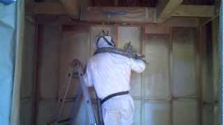 Spray Foam Insulation - Western Pacific Roofing, Inc. Southern California. The best insulation for a wine cellar. Wine Room in Big 