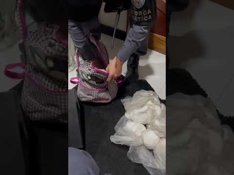 Força Tática da Polícia Militar apreende quase 17 quilos de cocaína, em Linhares