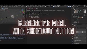 Blender Addon Pie Menu with Hotkey - Add Shortcut