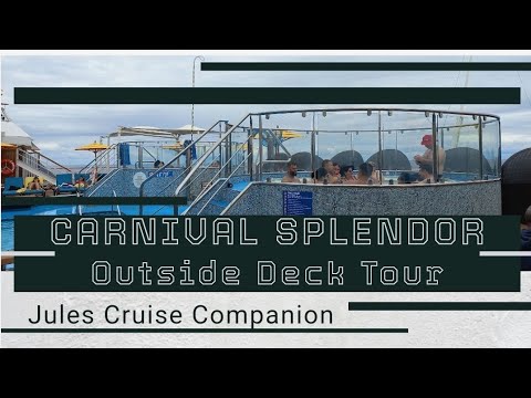 CARNIVAL SPLENDOR Outside decks @julescruisecompanion Video Thumbnail