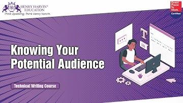 Knowing Your Potential Audience | Technical Writing Course for Beginners Engineers Online Tutorial