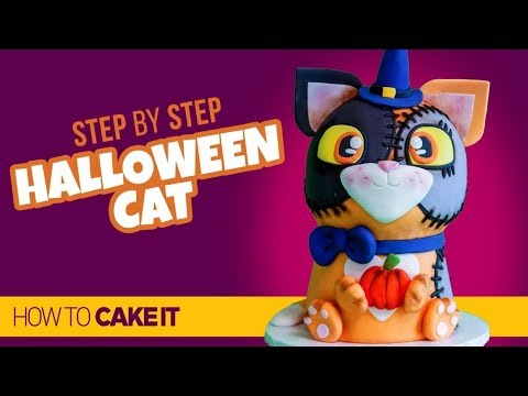 How To Make A Cute Halloween Cat Cake By Veronica A How To Cake It Step By Step - realistic stamper building halloween update roblox