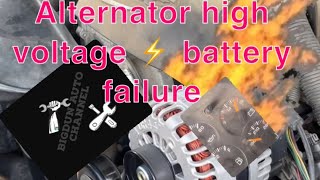LS vortec alternator high voltage FIXS⚡️ battery failure issue #tools#tech#subscribe