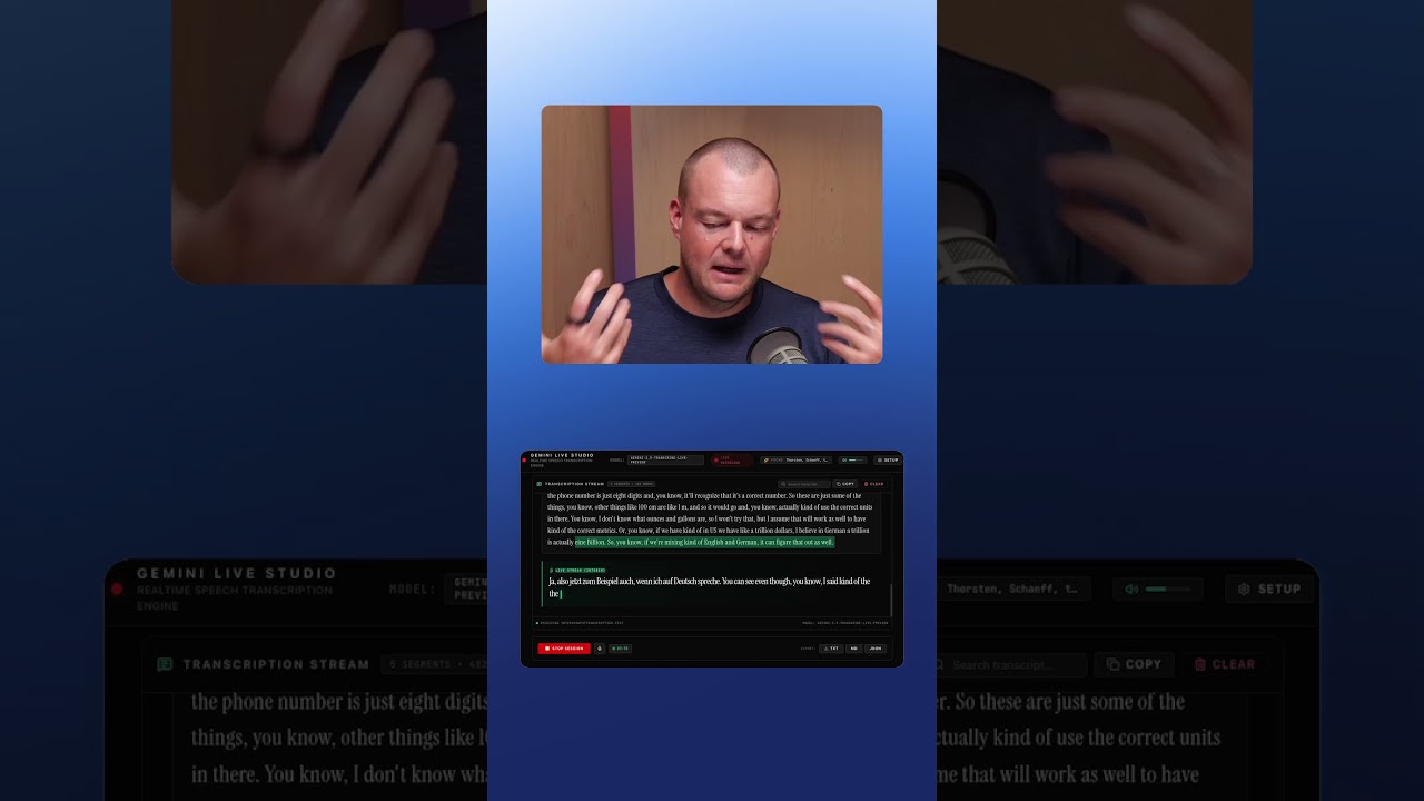 Build voice-first apps with Gemini 3.5 Transcribe thumbnail