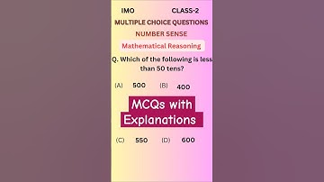 Which of the following is less than 50 tens? Mathematics Olympiad | Number sense | Class-2  #shorts