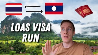My First Thailand Visa Run... Here's How It Went | Mukdahan to Laos 2023