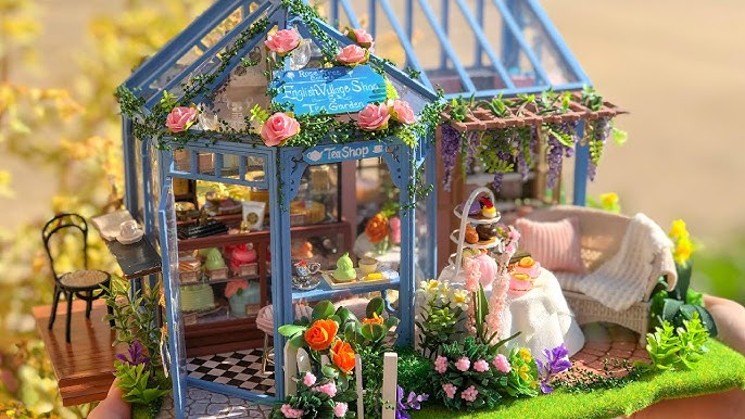 Cutebee Rose Garden Tea House DIY 3D Dollhouse