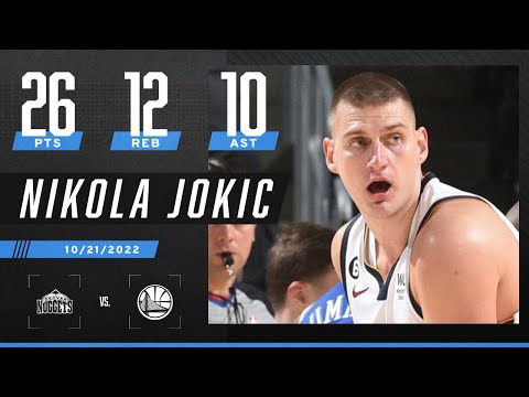 Nikola Jokic drops triple-double as Nuggets top Warriors