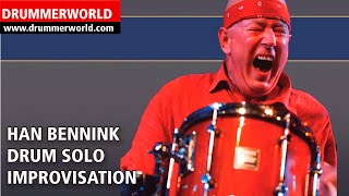 Han Bennink: Solo Improvisation - 2012 #hanbennink  #drummerworld