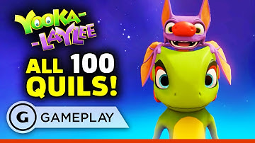 Yooka-Laylee - All 100 Quills Gameplay