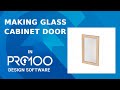 Making Glass Cabinet Door in Pro100 Software