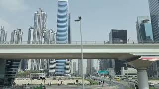 Dubai Airport view from Al Etihad Road