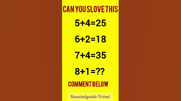 IQ Test || Math Quiz || Brain Test  #mathpuzzles #mathquiz