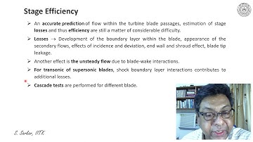 Lecture 34 : Axial Flow Turbine III