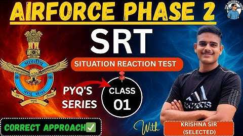 AIRFORCE PHASE 2 || SRT CLASS 01 | INTAKE 02/2026 | BY KRISHNA SIR @thesoldiersguide #srt#iaf#exam