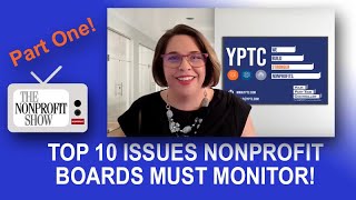 Top 10 Issues Nonprofit Boards Must Monitor (Part 1 of 2)