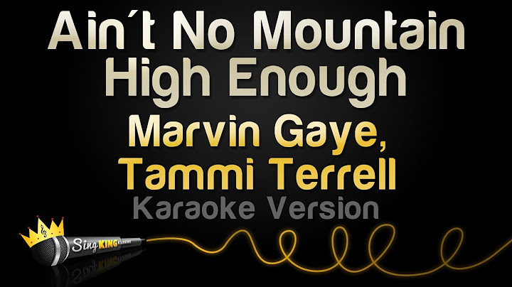 Ain’t No Mountain High Enough Instrumental version - Instrumental performance video thumbnail