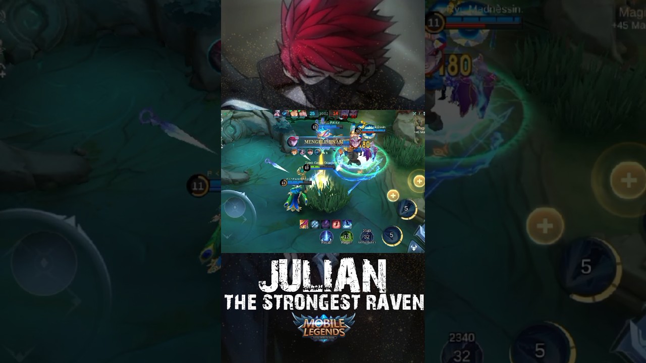 JULIAN ADALAH PESULAP MERAH #mlbbshorts #mlbb #mobilelegends #julian