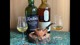 ARDBEG 10 vs. LAGAVULIN 16 - БИТВА торфяных виски + Табак Samuel Gawith Perfection